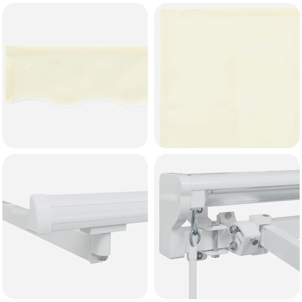 Tenda retrattile manuale Crema 4,5 × 3,5 m 3420307