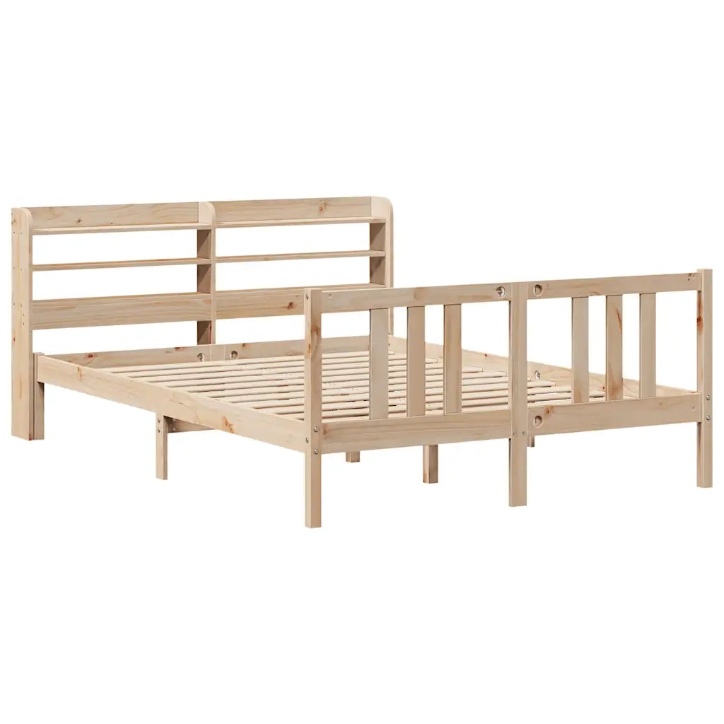 vidaXL Giroletto con Testiera 120x200 cm in Legno Massello di Pino