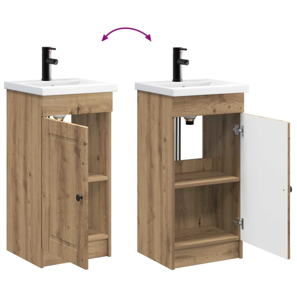 Mobile da bagno con lavabo Rovere Artigianale 42 x 40 x 84,5 cm 890063