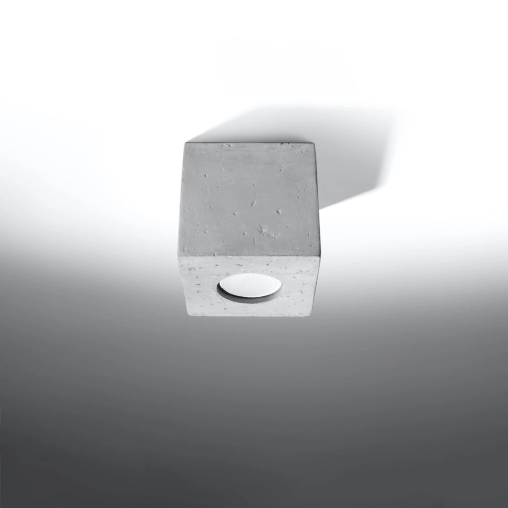 Faretto soffitto TETRIS cemento bianco GU10 Pure Lume
