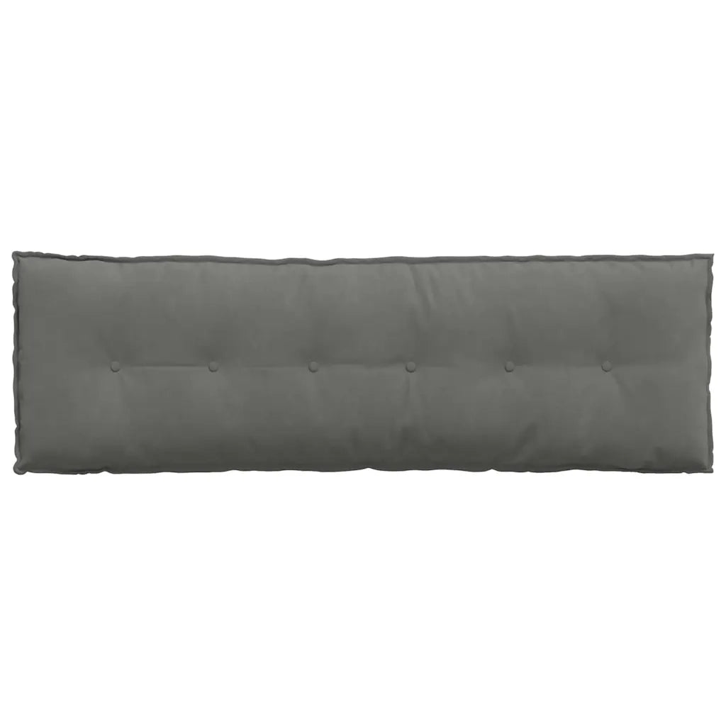 Cuscino per Schiena Grigio scuro 160 x 50 cm