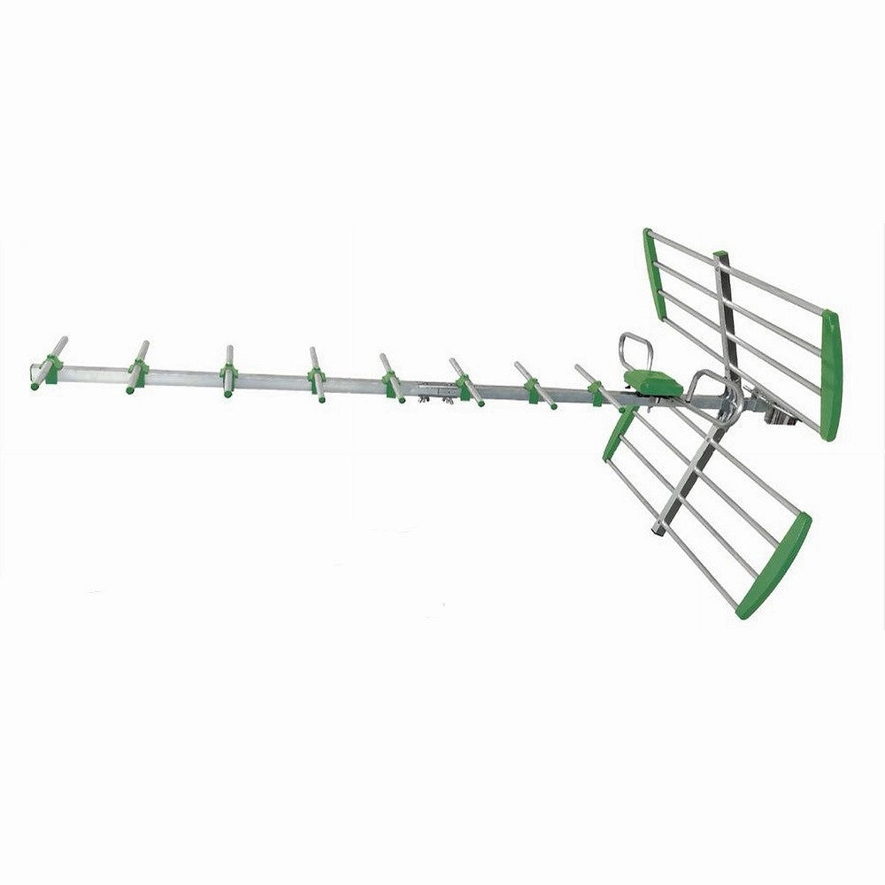 Trade Shop - Antenna Tv Digitale Terrestre Esterno Uhf 28db Dvbt Televisore Maxtech Lt-c005 -