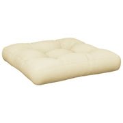 Cuscino per pallet | Cuscini per sedie Crema 58x58x10 cm in Tessuto