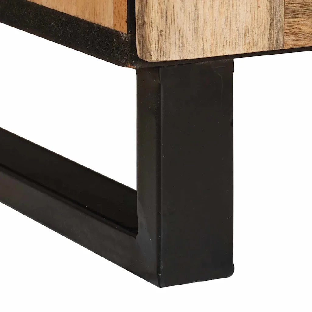 Comodino | Armadio da Notte | Mobiletto da notte con cassetto Naturale 50 x 33 x 62 cm