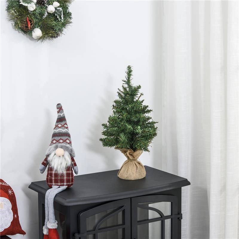 ALBERO DI NATALE MINI 55CM CON 50 RAMI FOLTI E AGHI REALISTICI IN PVC