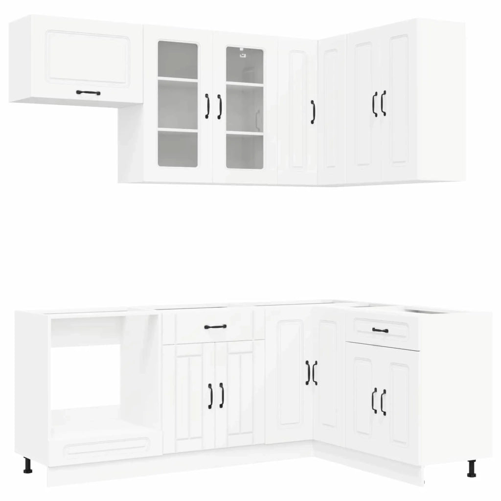 Unità Cucina KALMAR 8 pcs Bianco Legno ingegnerizzato 3438447