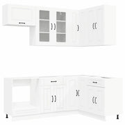 Unità Cucina KALMAR 8 pcs Bianco Legno ingegnerizzato 3438447