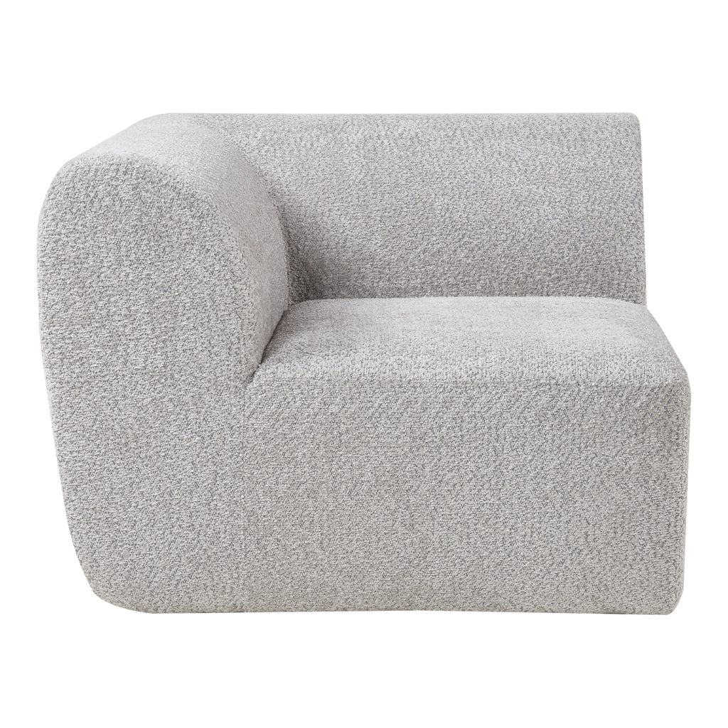 Mobile Angolare per Divano Componibile Modulare 76x108x108 cm Serie Hurvas - Grigio [en.casa]