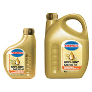OLIO MOTORE PER AUTOVETTURE 'TAMOIL 100% SINT' 5W40 - lt. 4- 4 pezzi  - TAMOIL