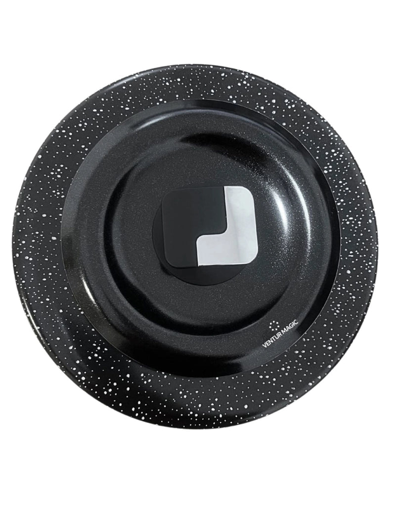 Coperchio Magico Antiodore Ventur Magic in Alluminio Ø28 cm Pomello Salvaspazio Nero