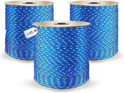 Tessuto in polipropilene blu 3 mm - lunghezza 20 metri - corda per cavo di alimentazione