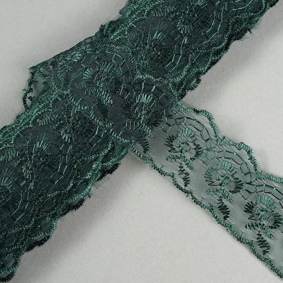 Decorazione a Tendenza 10 Metri - Bordatura a Maglia - Cordoncino Decorativo - Fili di Cadeau - Ricamo/Attaccatura - Larghezza 4,5 cm - Poliestere - Cordoncino Decorativo