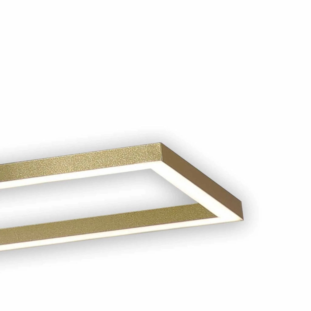 LÚZETE - SOSPENSIONE LED REGOLABILE 40 W NERO/ORO ATTICUS