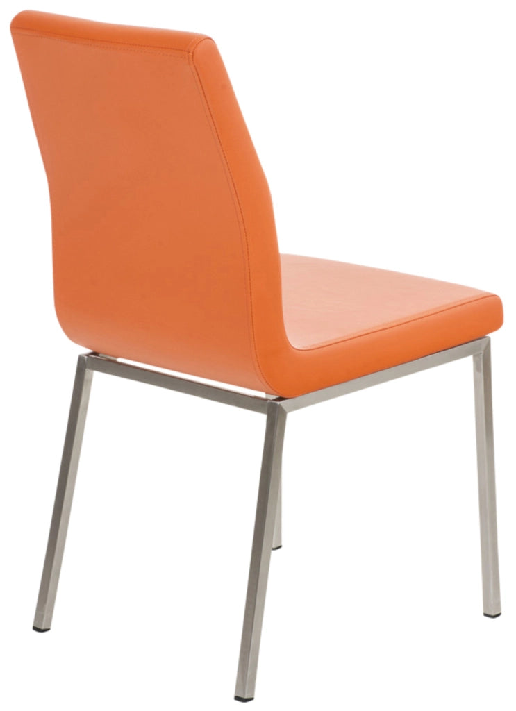 Set di 2 sedie da pranzo Colmar arancione