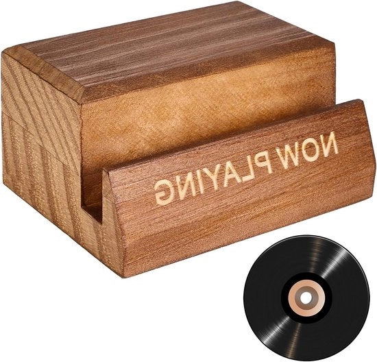 supporto per dischi in vinile per LP e CD - ripiano di archiviazione per dischi da 14cm di spessore