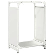 Rastrelliera per Legna da Ardere Bianca 44x28x65 cm CFW9872951
