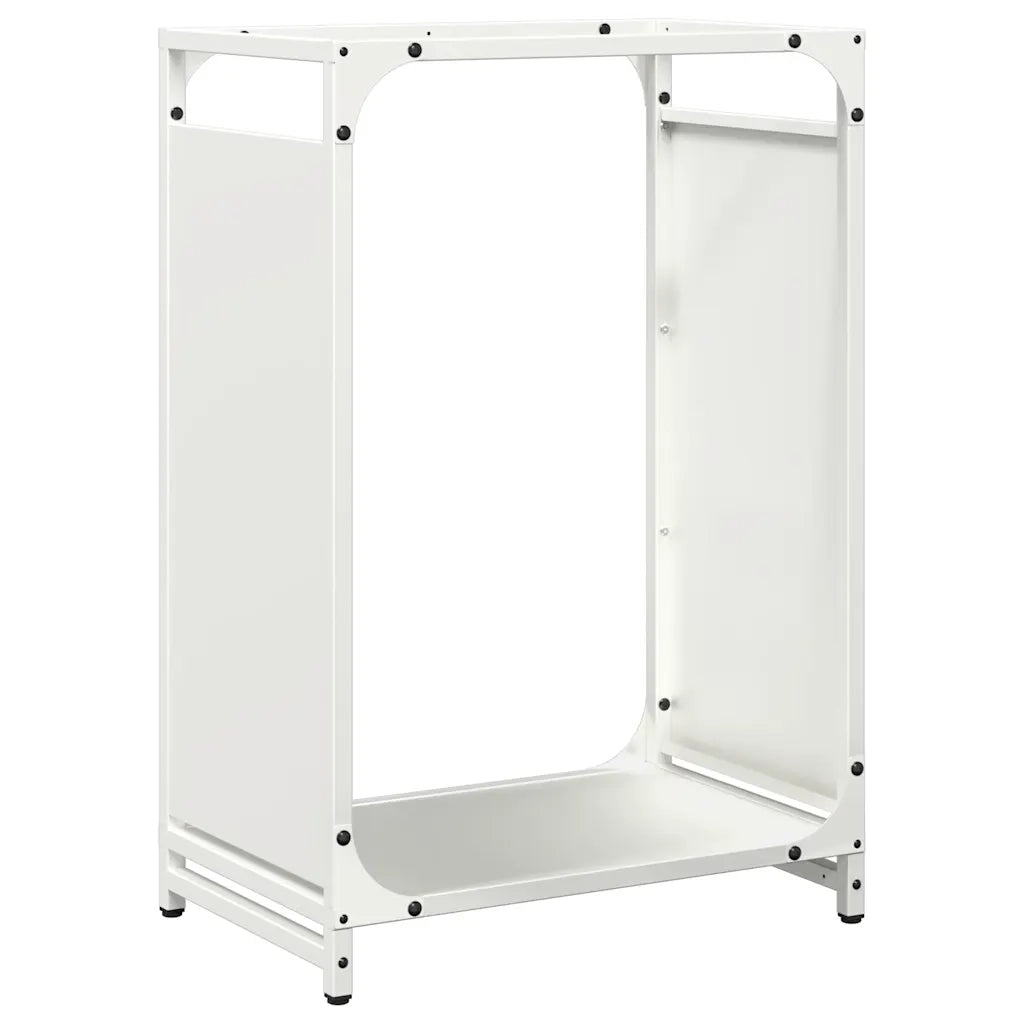 Rastrelliera per Legna da Ardere Bianca 44x28x65 cm CFW9872951