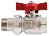 valvola a sfera con bocchettone per collettore grandezza 3/4 cod:ferx.95275