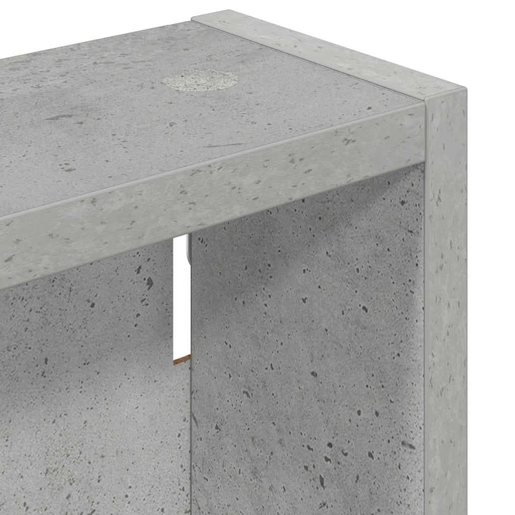 Armadio da bagno a muro Grigio Cemento 40 x 10 x 50 cm