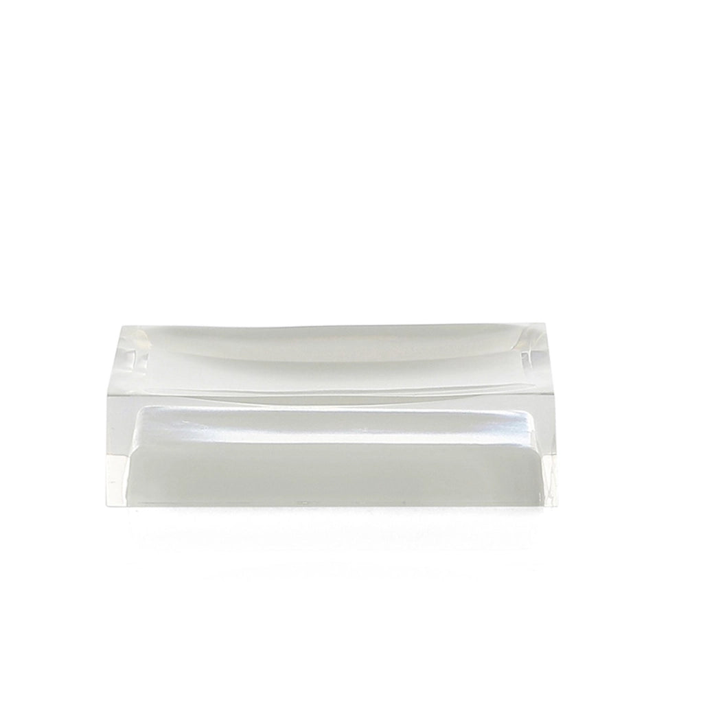 Set completo accessori 4 pezzi d'appoggio in resina RA99 Gedy serie RAINBOW Bianco