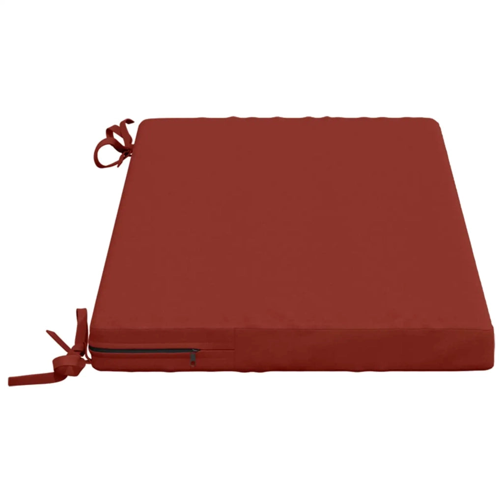 Cuscini per Panchina a 2 Pezzi SOEST 2 pz 100% Poliestere Rosso 948633