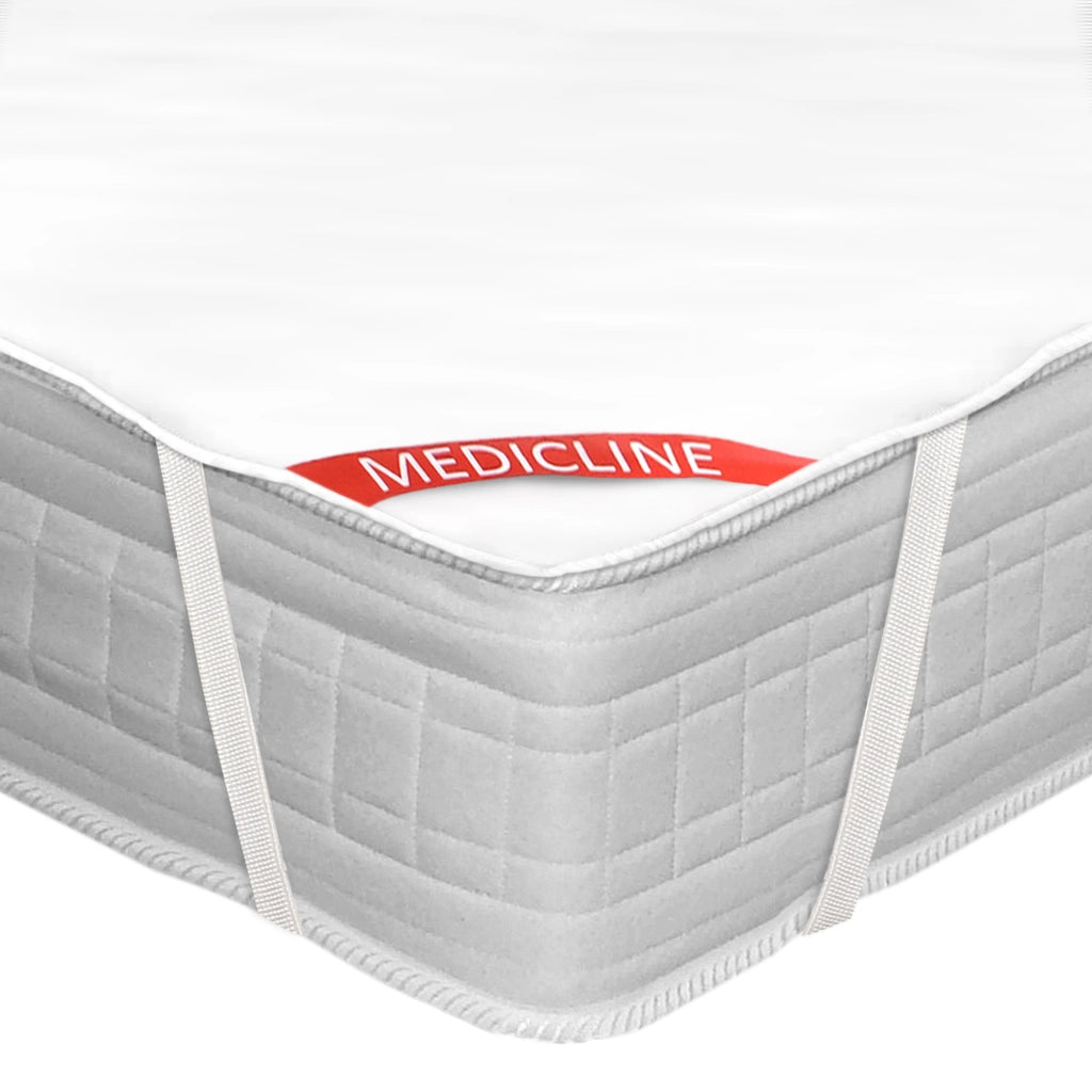 Coprimaterasso impermeabile AIO FACTORY 160x200cm bianco