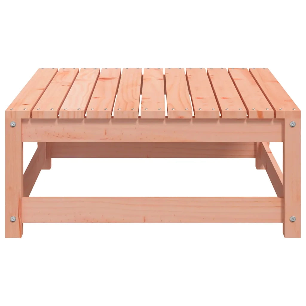 Sedia da giardino-Poggiapiedi da Giardino 70x70x30cm in Legno Massello di Douglas