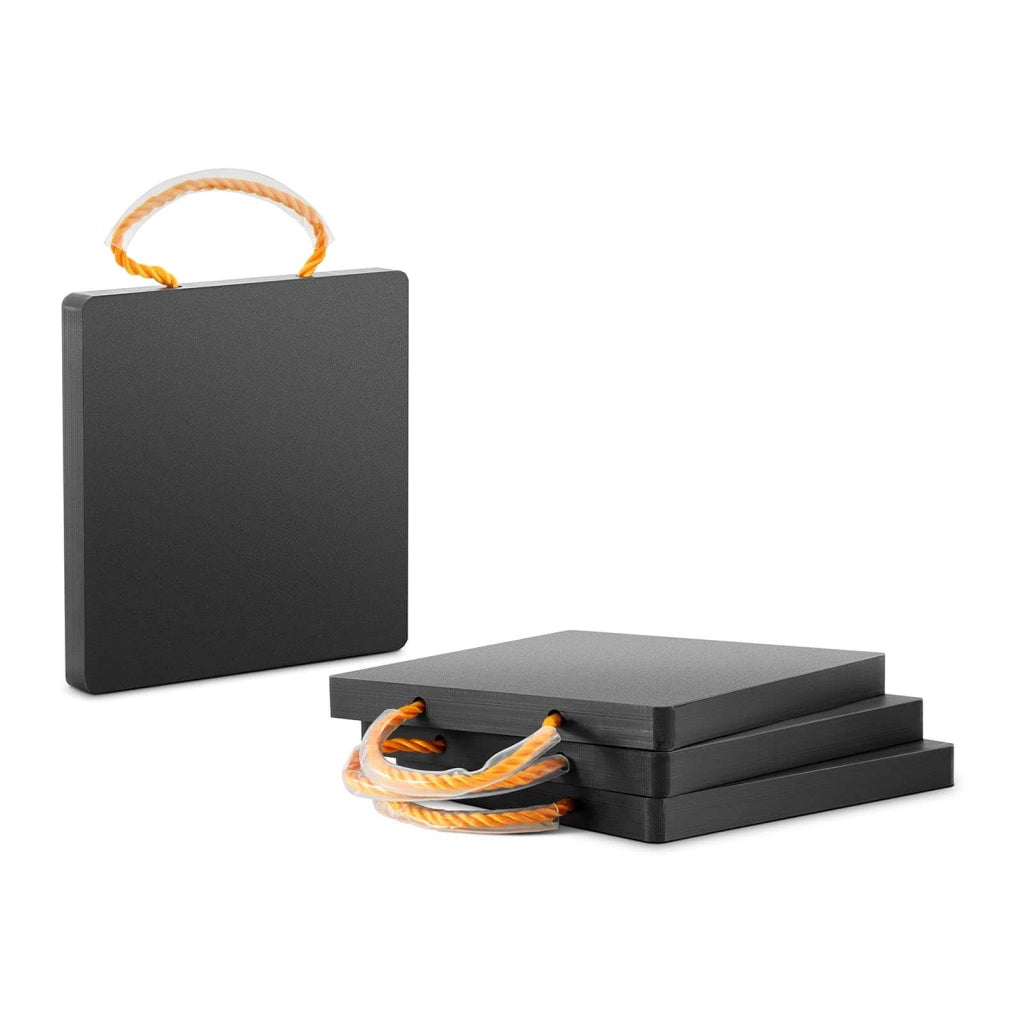 Set di 4 piastre di spessoramento 30 x 30 x 3 cm carico massimo 7.000 kg 14_0006252