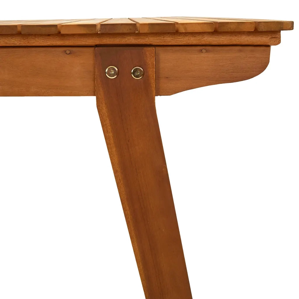 Tavolo da Giardino 201,5x100x75 cm in Legno Massello di Acacia cod mxl 54645