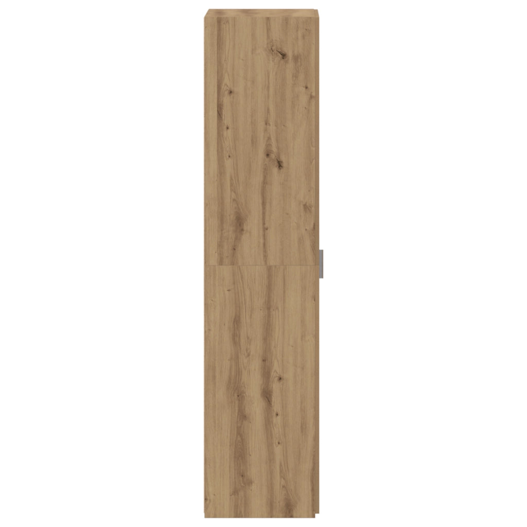 Highboard in rovere artigianale 50x42.5x185 cm in legno ingegnerizzato