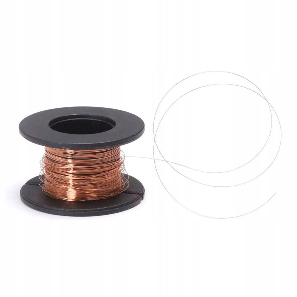 Filo di Rame 15 m 0,1 mm – Alta Precisione per Elettronica | Resistente a 200°C | Riparazioni PCB, Smartphone, Laptop