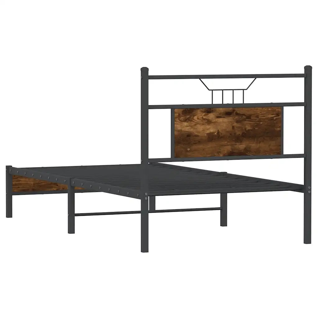 Giroletto senza Materasso Rovere Fumo 75x190 cm in Truciolato 4106880