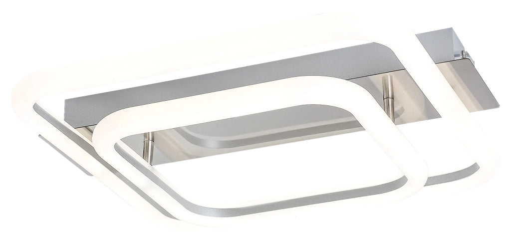 Plafoniera LED moderna Rabalux Fandral 33W cromo satinato