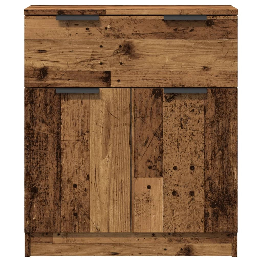Buffet credenza cassettiera armadio mobile contenitore organizer cucina soggiorno salotto legno vecchio 60 x 30 x 70 cm legno ingegnerizzato marrone 02_0036605