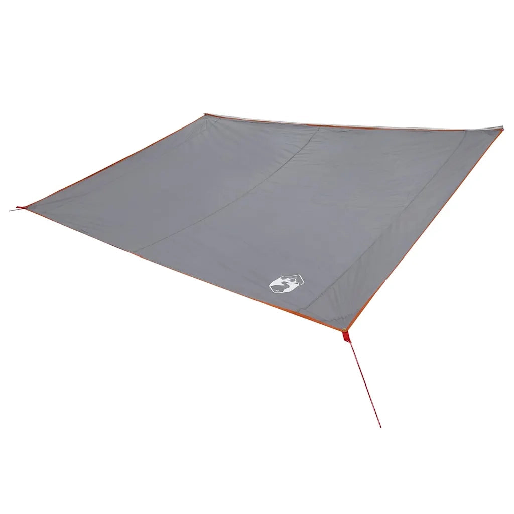 vidaXL Tarp resistente all'acqua Grigio e arancione