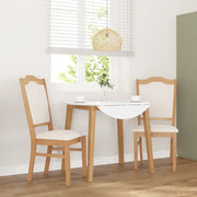 Sedie da Pranzo con Cuscini 2 pz in Legno Massello di Hevea 4102468