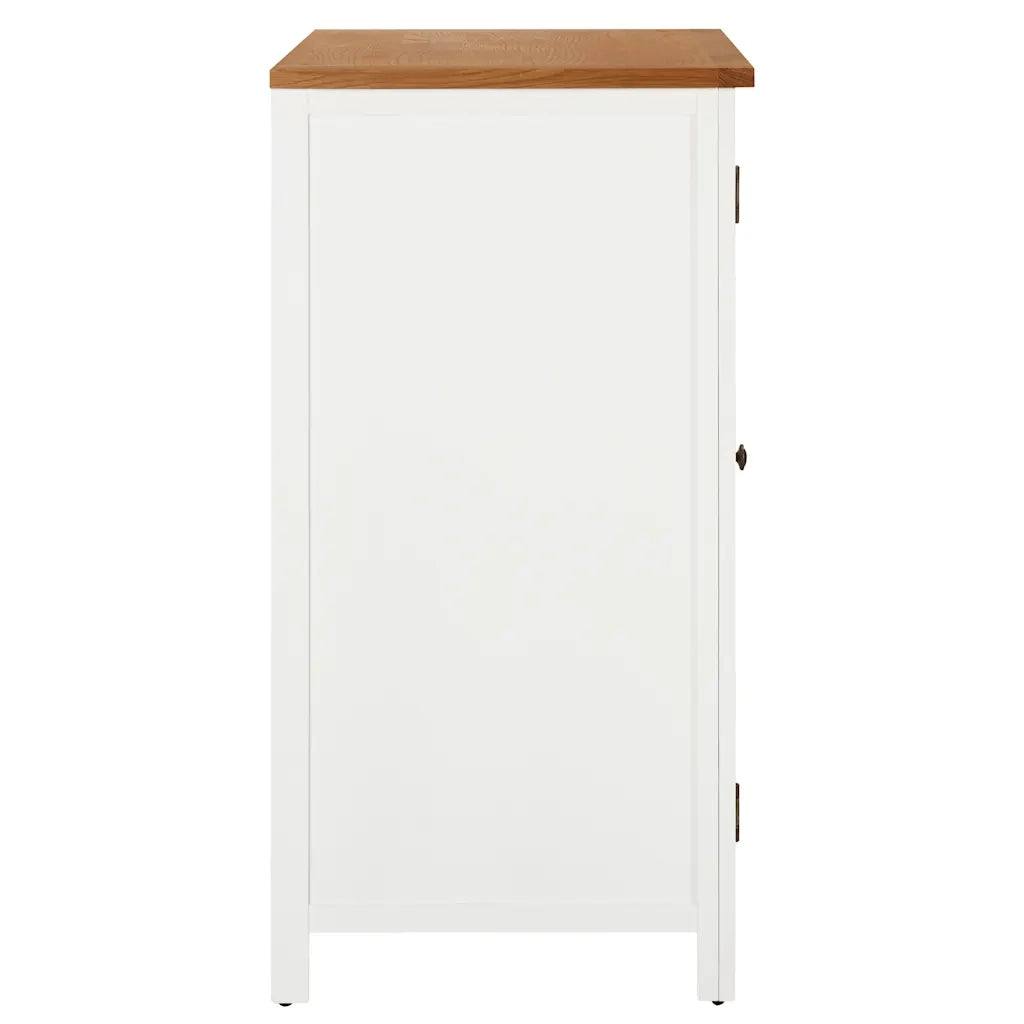 Guardaroba 76x52x105 cm in Legno Massello di Rovere cod mxl 55632