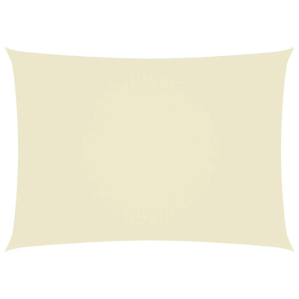 Vela ombreggiante/ombrellone rettangolare in tessuto Oxford 3,5 x 5 m crema 02_0009654