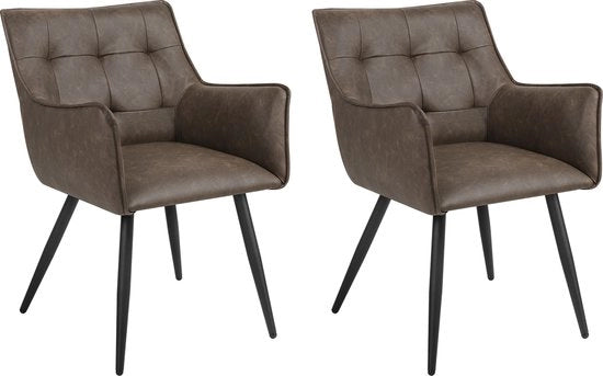 Set di 2 Sedie da Cucina in Pelle Finta - Sedile da Cucina - Stile, Ergonomico e Comfortevole - Cuoio Leggero

Specifiche tecniche: 
- Modello: 
- Materiale: Pelle finta
- Colore: Cuoio leggero
- Set di 2 sedie da cucina