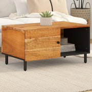Tavolino da Salotto-Tavolino da soggiorno-Tavolo 80x50x40 cm Legno Massello di Acacia 579571