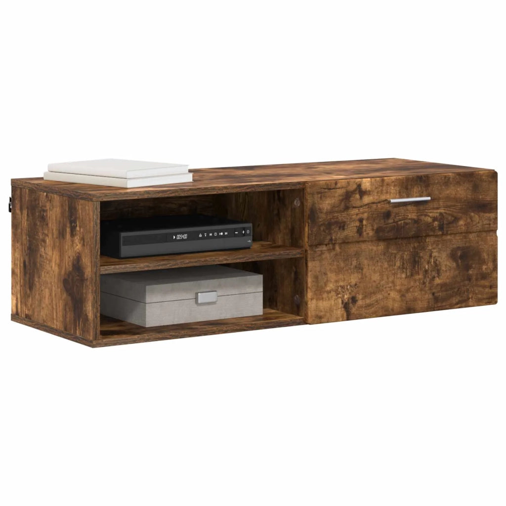 Armadio in Legno con cassetto Rovere fumé 100,5 x 39 x 30 cm 880246