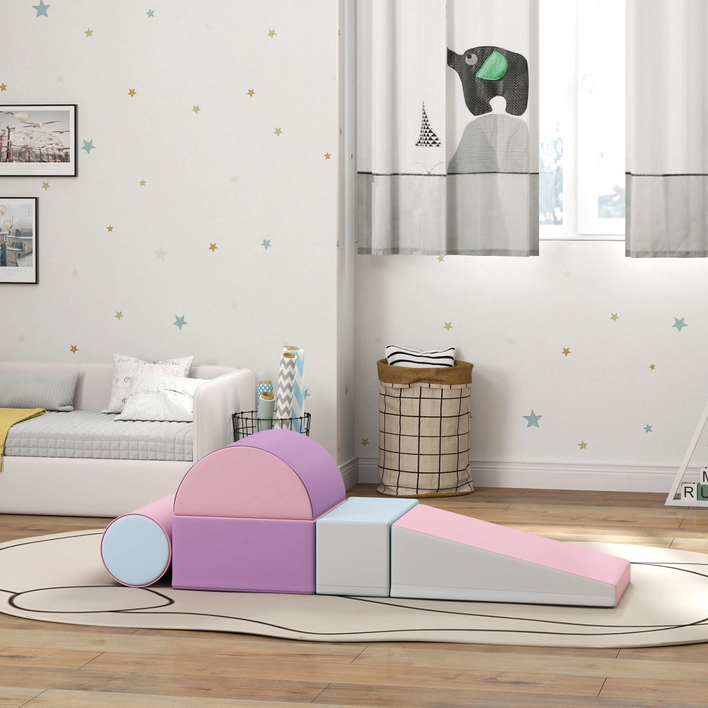 Blocchi Morbidi 5 Pezzi per Bambini 1-3 Anni ¨C zephmum ¨C Multicolore in Tessuto Sintetico