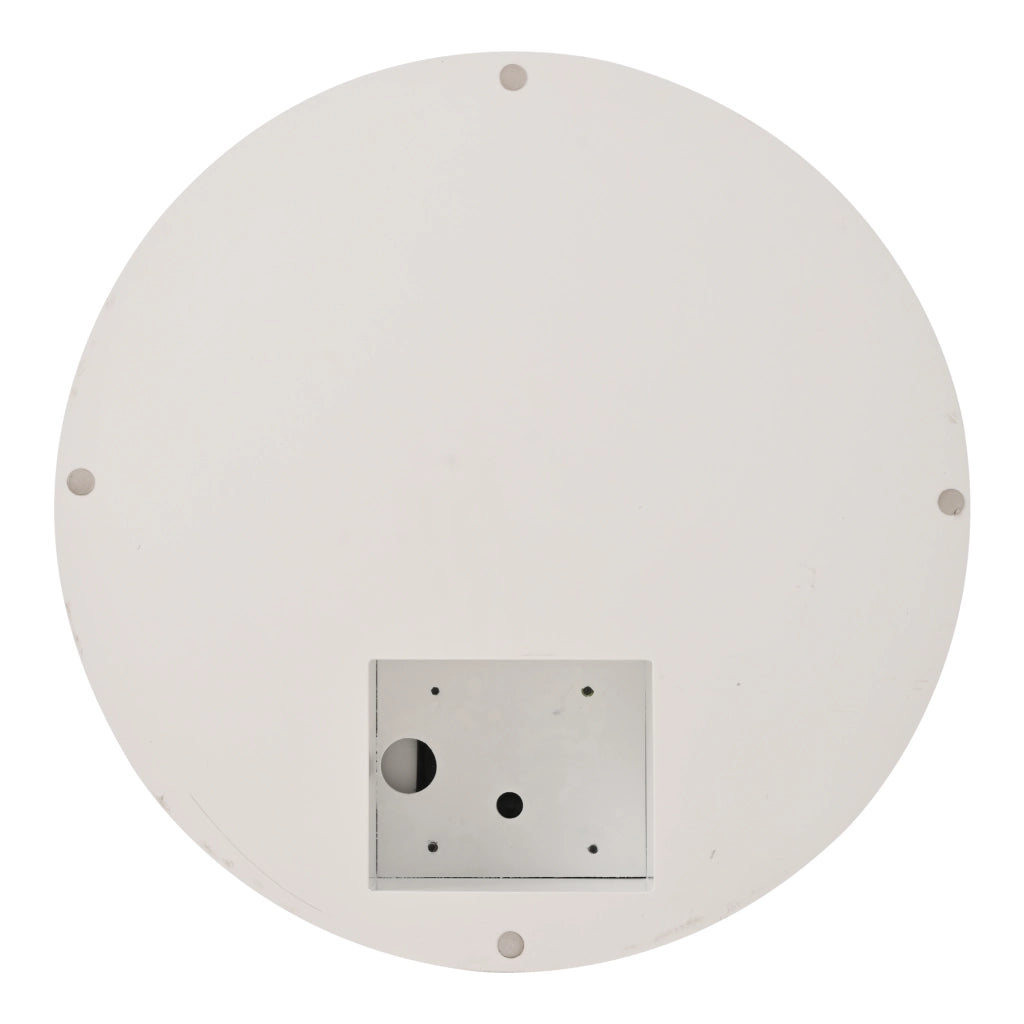 TAVOLINO DA CAFFÈ Rotondo Girevole 70x70x35,5 cm MDF Bianco con LED