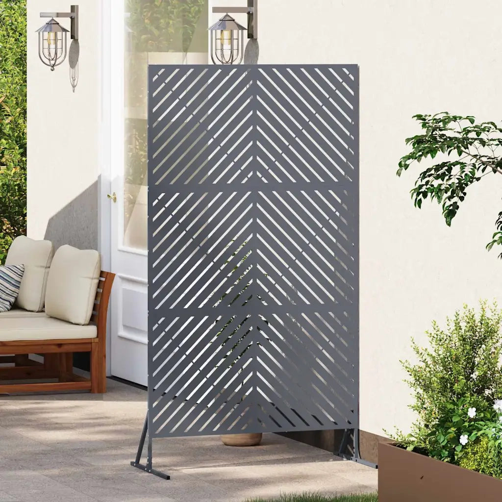 Schermo per Privacy Antracite 100 x 50 x 180 cm Acciaio CFW1500780