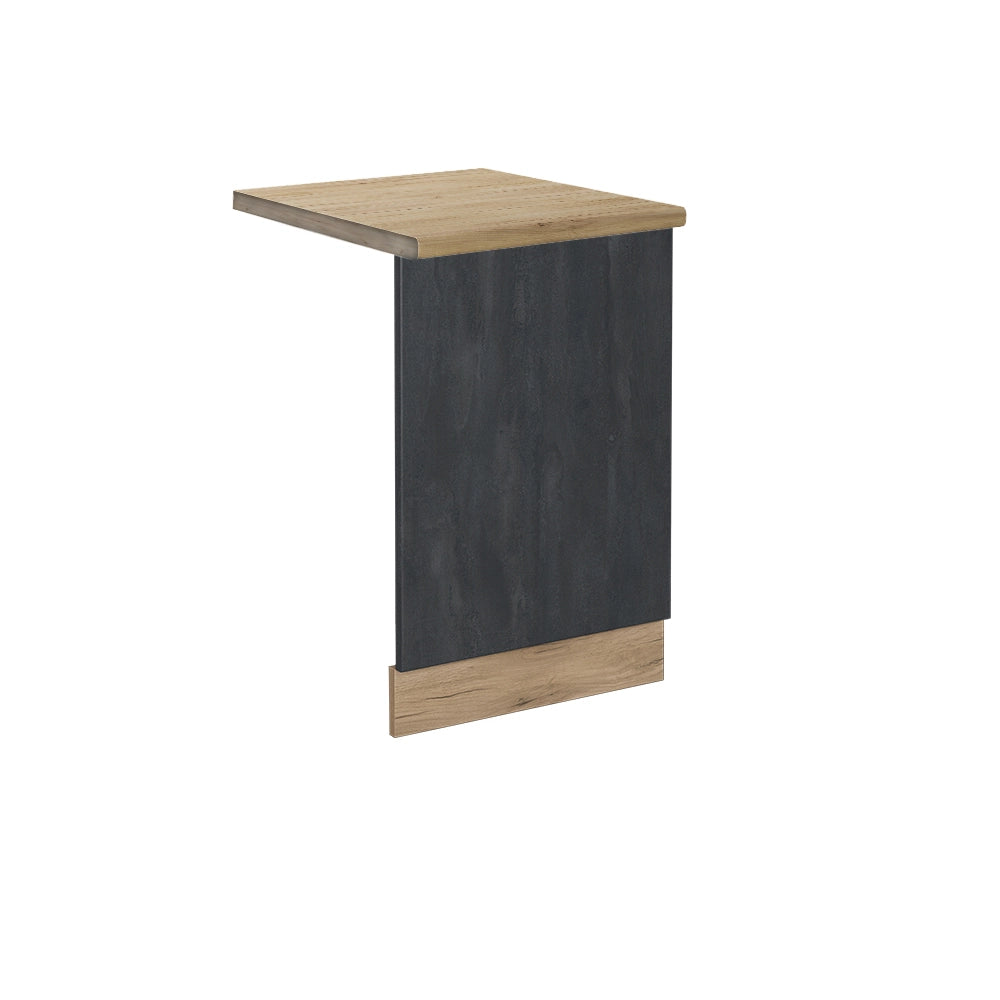 Pannello frontale R-Line Calce nera/Rovere dorato 45 cm PL Rovere Vicco
