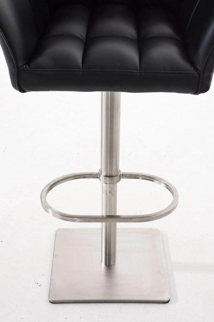 Set 2 sgabelli bar Damaso ecopelle acciaio inox 2