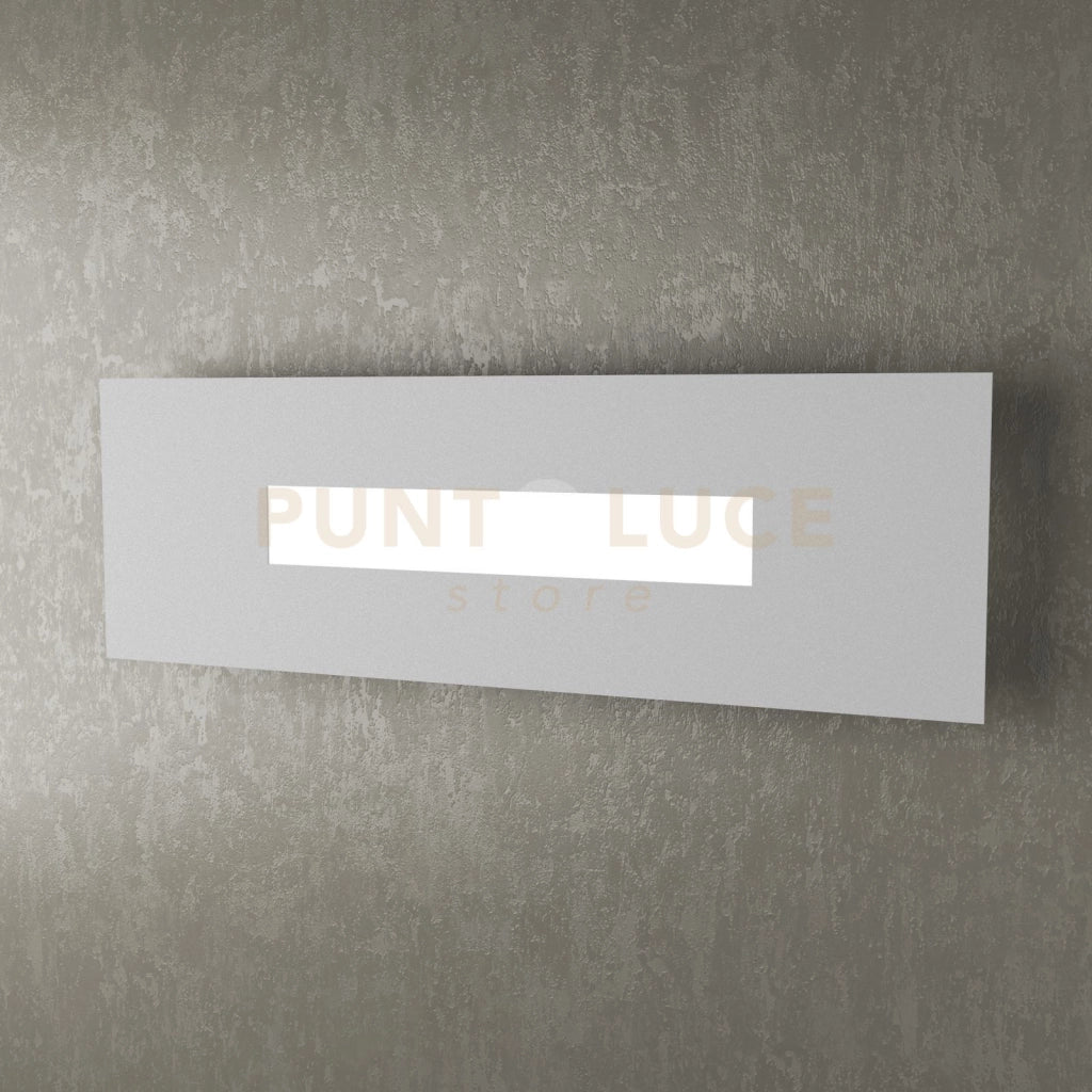 WALLY APPLIQUE-PLAFONIERA 50 CM. 1 LUCE GRIGIO 1138-50-GR