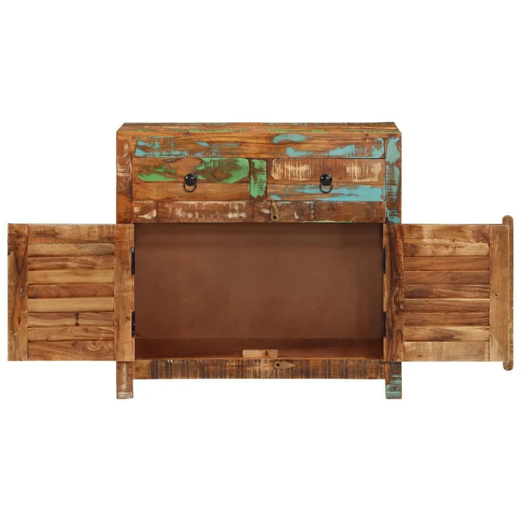 Credenza-Buffet-Armadio da cucina 70x30x68 cm in Legno Massello di Recupero