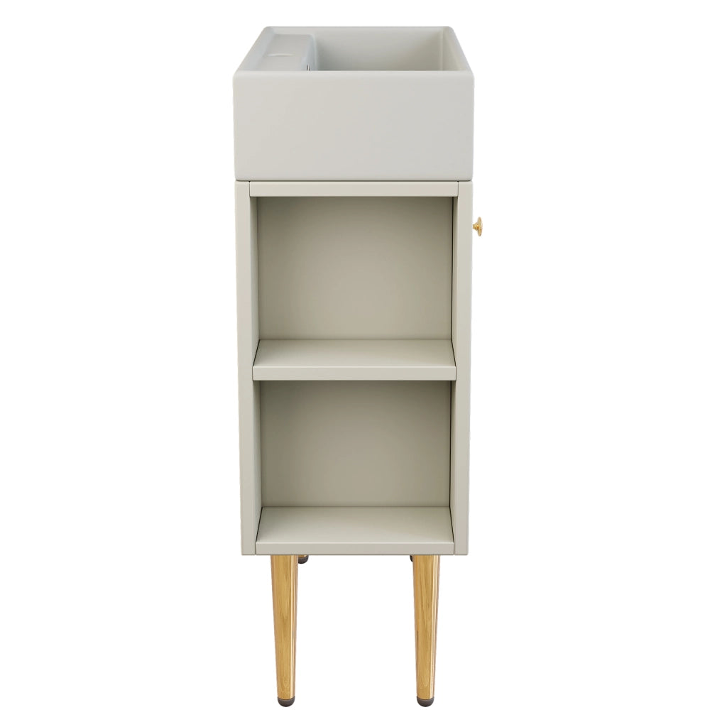 Mobile sotto lavabo da bagno con lavandino; armadio contenitore; design a pavimento; bianco
