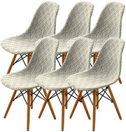 Set di sedie da pranzo in beige - 6 pezzi